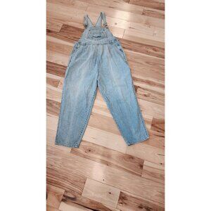 Planet Motherhood 100% cotton denim overalls women's Large